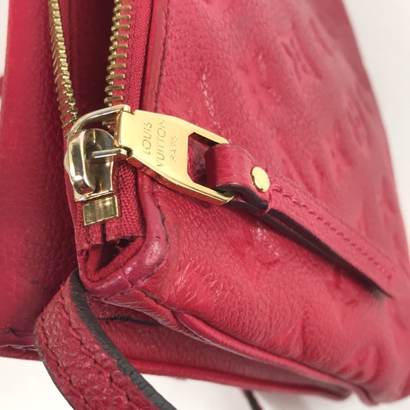 π RARE π LOUIS VUITTON LEATHER PINK CROSSBODY TWICE - Picture 14 of 16